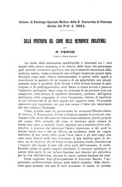 La clinica medica italiana