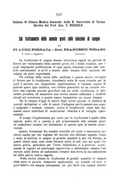 La clinica medica italiana