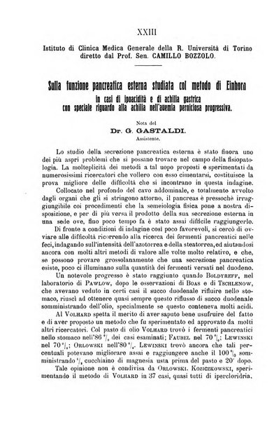 La clinica medica italiana