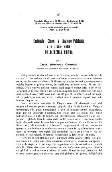 La clinica medica italiana