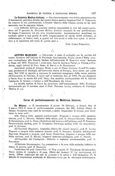 La clinica medica italiana