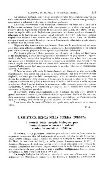 La clinica medica italiana