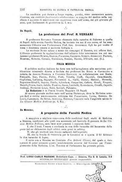 La clinica medica italiana