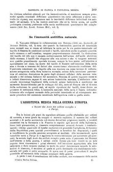 La clinica medica italiana