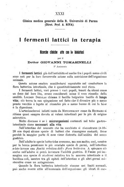 La clinica medica italiana