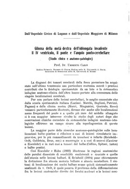 La clinica medica italiana