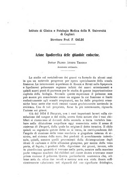 La clinica medica italiana