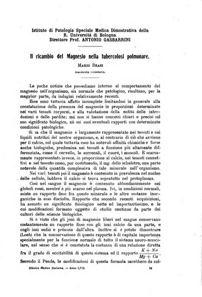 La clinica medica italiana