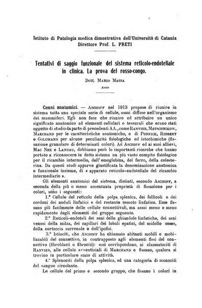 La clinica medica italiana