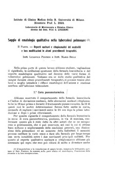 La clinica medica italiana