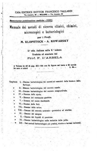 La clinica medica italiana