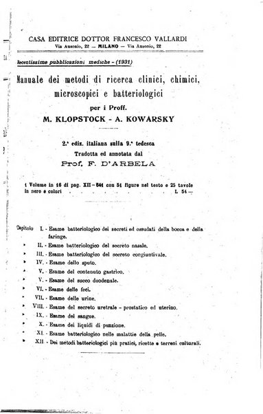 La clinica medica italiana