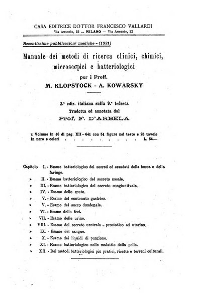 La clinica medica italiana