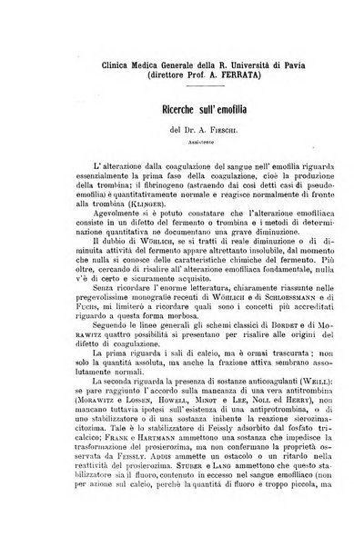 La clinica medica italiana