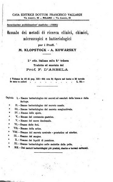 La clinica medica italiana