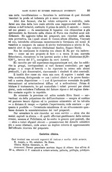 La clinica medica italiana