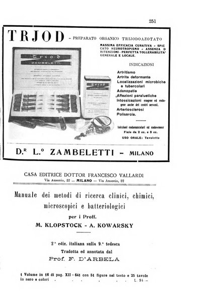 La clinica medica italiana