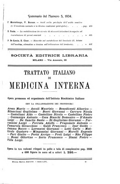 La clinica medica italiana