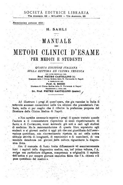 La clinica medica italiana