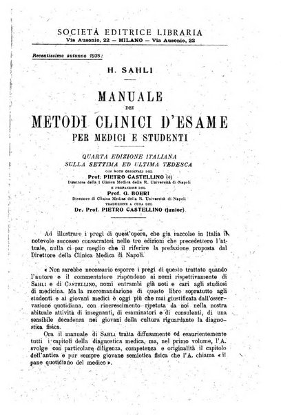 La clinica medica italiana