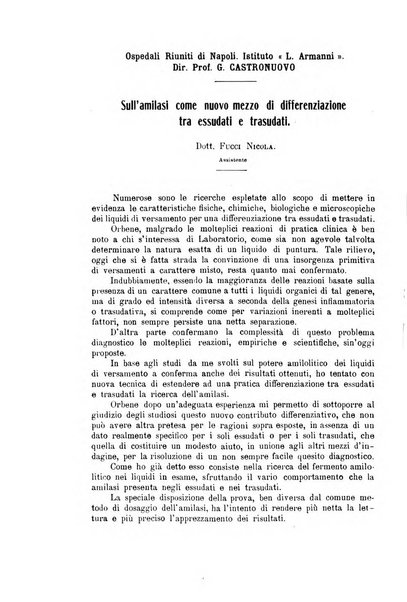 La clinica medica italiana