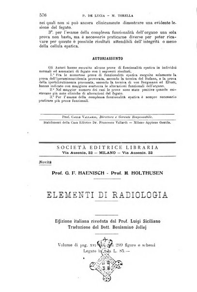 La clinica medica italiana