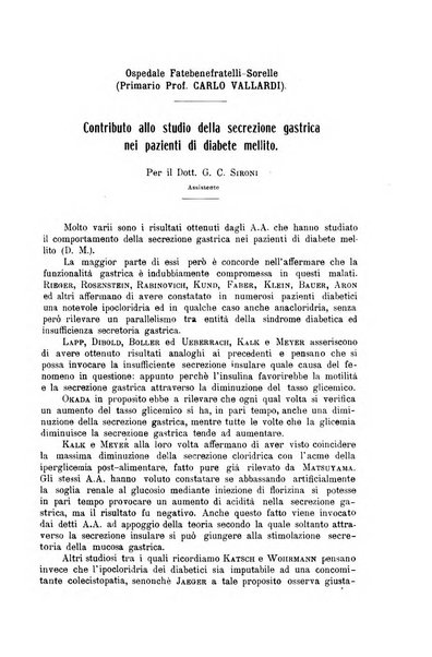 La clinica medica italiana