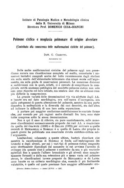 La clinica medica italiana