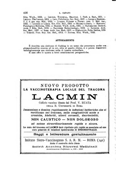 La clinica medica italiana