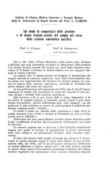 La clinica medica italiana