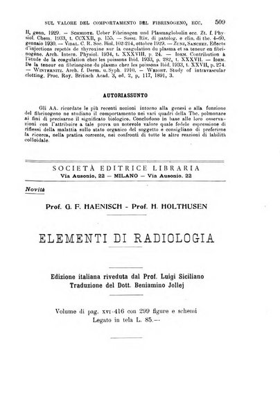 La clinica medica italiana