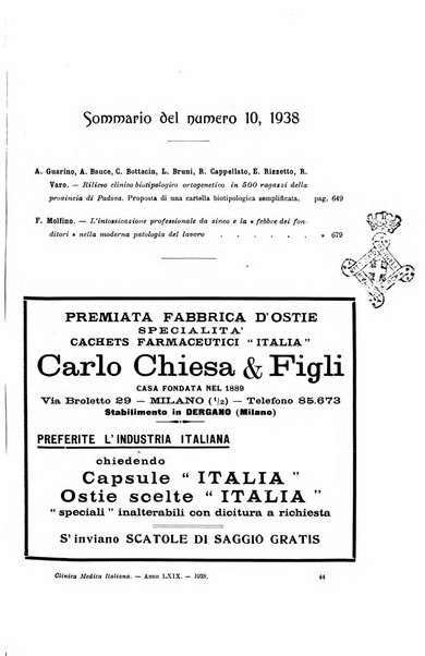 La clinica medica italiana