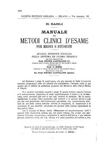 La clinica medica italiana