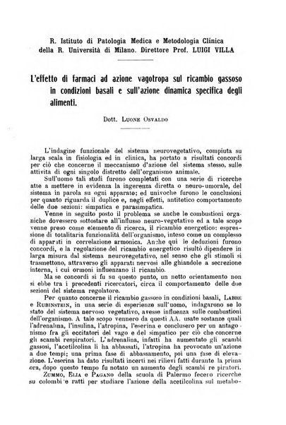 La clinica medica italiana