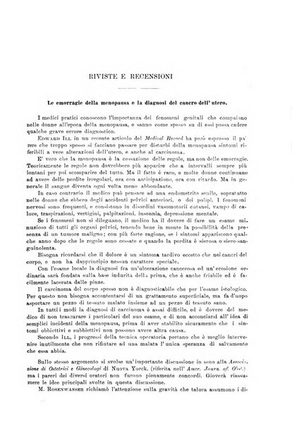 La clinica ostetrica rivista di ostetricia, ginecologia e pediatria. - A. 1, n. 1 (1899)-a. 40, n. 12 (dic. 1938)