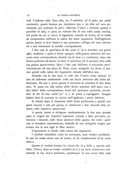 La clinica ostetrica rivista di ostetricia, ginecologia e pediatria. - A. 1, n. 1 (1899)-a. 40, n. 12 (dic. 1938)