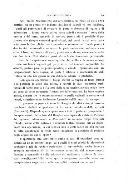 La clinica ostetrica rivista di ostetricia, ginecologia e pediatria. - A. 1, n. 1 (1899)-a. 40, n. 12 (dic. 1938)