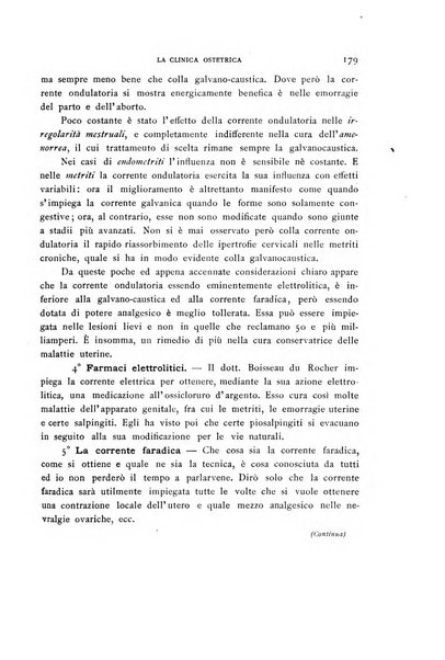 La clinica ostetrica rivista di ostetricia, ginecologia e pediatria. - A. 1, n. 1 (1899)-a. 40, n. 12 (dic. 1938)