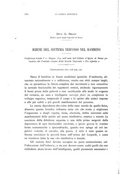 La clinica ostetrica rivista di ostetricia, ginecologia e pediatria. - A. 1, n. 1 (1899)-a. 40, n. 12 (dic. 1938)