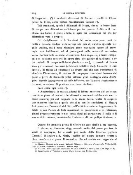 La clinica ostetrica rivista di ostetricia, ginecologia e pediatria. - A. 1, n. 1 (1899)-a. 40, n. 12 (dic. 1938)