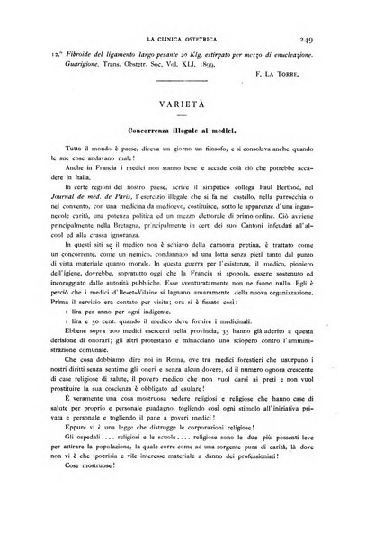 La clinica ostetrica rivista di ostetricia, ginecologia e pediatria. - A. 1, n. 1 (1899)-a. 40, n. 12 (dic. 1938)