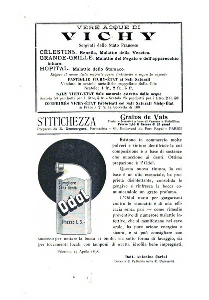 La clinica ostetrica rivista di ostetricia, ginecologia e pediatria. - A. 1, n. 1 (1899)-a. 40, n. 12 (dic. 1938)