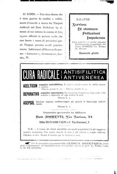 La clinica ostetrica rivista di ostetricia, ginecologia e pediatria. - A. 1, n. 1 (1899)-a. 40, n. 12 (dic. 1938)