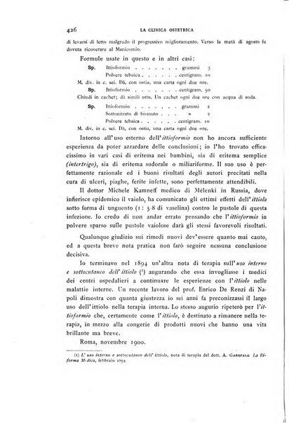 La clinica ostetrica rivista di ostetricia, ginecologia e pediatria. - A. 1, n. 1 (1899)-a. 40, n. 12 (dic. 1938)