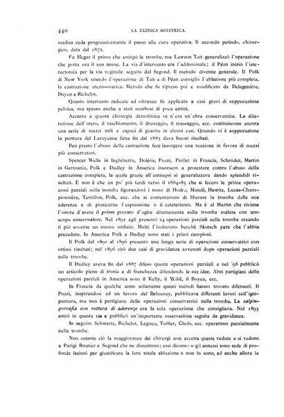 La clinica ostetrica rivista di ostetricia, ginecologia e pediatria. - A. 1, n. 1 (1899)-a. 40, n. 12 (dic. 1938)