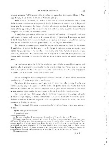 La clinica ostetrica rivista di ostetricia, ginecologia e pediatria. - A. 1, n. 1 (1899)-a. 40, n. 12 (dic. 1938)