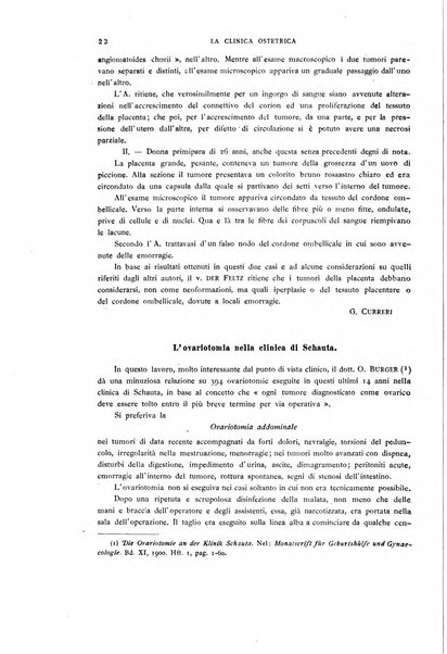 La clinica ostetrica rivista di ostetricia, ginecologia e pediatria. - A. 1, n. 1 (1899)-a. 40, n. 12 (dic. 1938)