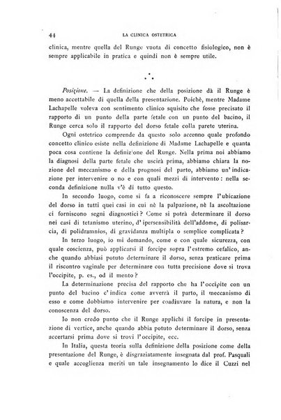 La clinica ostetrica rivista di ostetricia, ginecologia e pediatria. - A. 1, n. 1 (1899)-a. 40, n. 12 (dic. 1938)