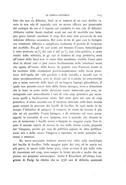 La clinica ostetrica rivista di ostetricia, ginecologia e pediatria. - A. 1, n. 1 (1899)-a. 40, n. 12 (dic. 1938)