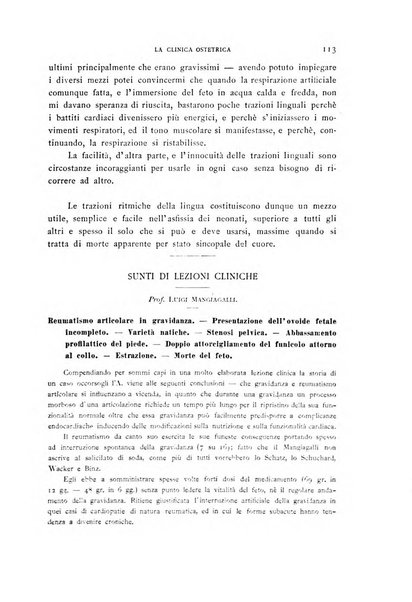 La clinica ostetrica rivista di ostetricia, ginecologia e pediatria. - A. 1, n. 1 (1899)-a. 40, n. 12 (dic. 1938)